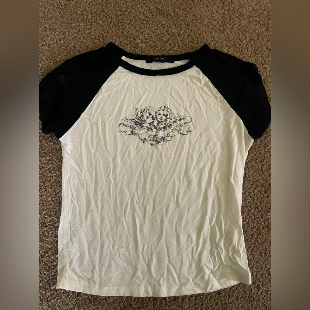 Angel Forever 21 Crop Top